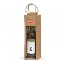 Serena Jute Wine Carrier Wine Carriers from Challenge Marketing NZ