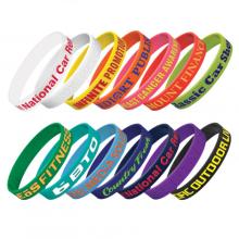 Silicone Wrist Band - Embossed Wristbands from Challenge Marketing NZ