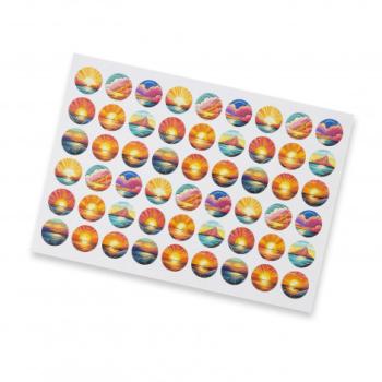 Sticker Sheet 26mm Circle - Matte