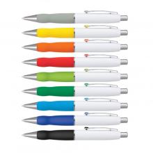 Turbo Pen - White Barrel Pens - Metal from Challenge Marketing NZ