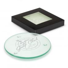 Venice Glass Coaster Set of 2 - Round Coasters from Challenge Marketing NZ