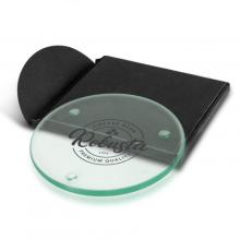 Venice Single Glass Coaster - Round Coasters from Challenge Marketing NZ