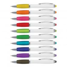 Vistro Stylus Pen  - White Barrel Pens - Stylus from Challenge Marketing NZ