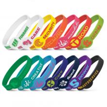 Xtra Silicone Wrist Band - Embossed Wristbands from Challenge Marketing NZ