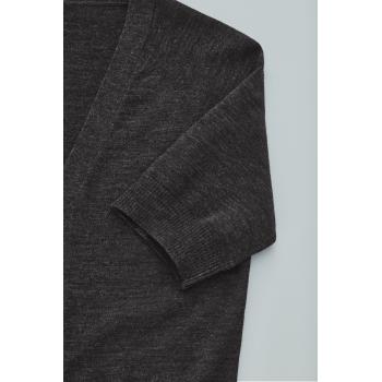 Womens Zip Front Short Sleeve Knit Cardigan - CK962LC