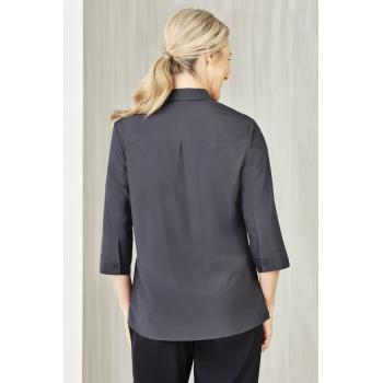 Womens Florence Plain 3/4 Sleeve Shirt - CS951LT