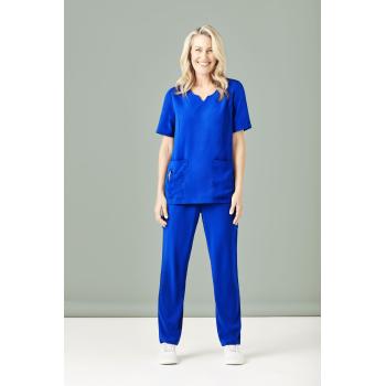 Womens Avery Round Neck Scrub Top - CST942LS