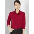 Womens Florence Plain 3/4 Sleeve Shirt - CS951LT Health & Aged Care from Challenge Marketing NZ