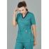 Womens Riley Stretch Scrub Top - CST043LS Medical Scrubs from Challenge Marketing NZ