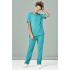 Womens Avery Round Neck Scrub Top - CST942LS Medical Scrubs from Challenge Marketing NZ