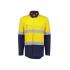 Mens Orange Flame Lightweight Ripstop Spliced Shirt - Hoop Taped - ZW180 Shirts from Challenge Marketing NZ