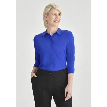 Dahlia Womens 3/4 Sleeve Blouse - RB366LT