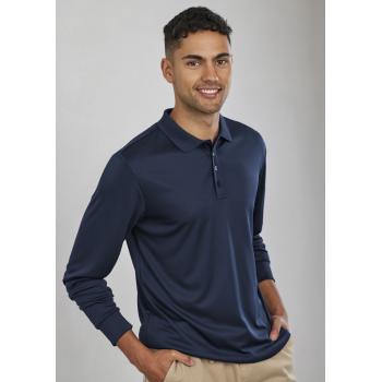 Mens Action Long Sleeve Polo - P206ML