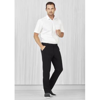 Mens Comfort Waist Flat Front Pant - CL958ML