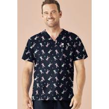 Mens Easter V-Neck Short Sleeve Scrub Top - CST152MS Medical Scrubs from Challenge Marketing NZ