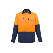 Mens Hi Vis Outdoor Long Sleeve Shirt - ZW468 Shirts from Challenge Marketing NZ