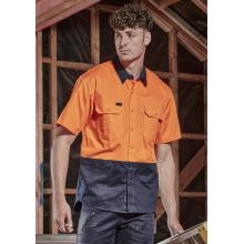 Mens Hi Vis Short Sleeve Shirt - ZW115 Shirts from Challenge Marketing NZ