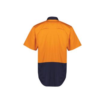 Mens Hi Vis Short Sleeve Shirt - ZW115