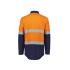 Mens Orange Flame Lightweight Ripstop Spliced Shirt - Hoop Taped - ZW180 Shirts from Challenge Marketing NZ