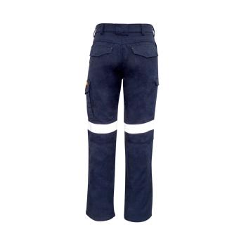 Mens Orange Flame Taped Cargo Pant (Stout) - ZP521S