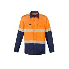 Mens Rugged Cooling Hi Vis Segmented Tape Long Sleeve Shirt - ZW229 Shirts from Challenge Marketing NZ