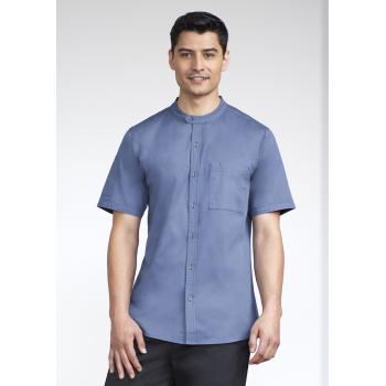 Mens Salsa Short Sleeve Chef Shirt - CH329MS