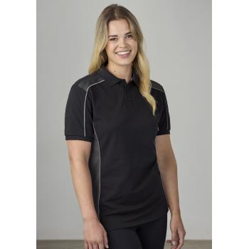 Unisex Grid Short Sleeve Polo - P413US