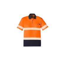 Unisex Hi Vis Segmented Tape Short Sleeve Polo - ZH535 Shirts from Challenge Marketing NZ