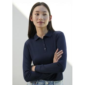 Womens Action Long Sleeve Polo - P206LL