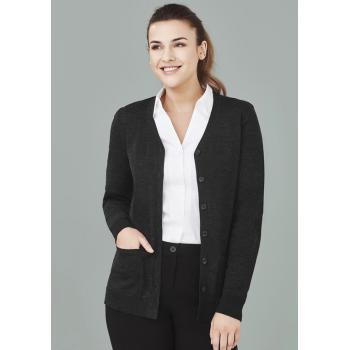 Womens Button Front Knit Cardigan - CK045LC