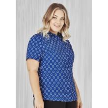 Womens Florence Daisy Print Short Sleeve Shirt - CS948LS Health & Aged Care from Challenge Marketing NZ