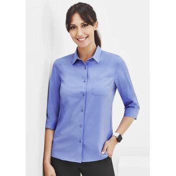 Womens Florence Plain 3/4 Sleeve Shirt - CS951LT