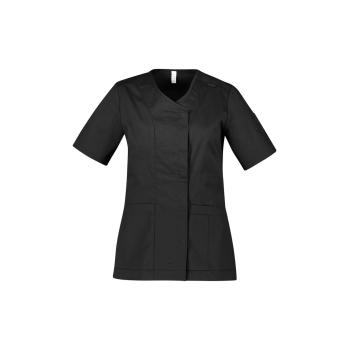 Womens Parks Zip Front Crossover Scrub Top - CST240LS