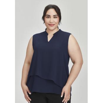 Womens Seville Sleeveless Layered Blouse - RB260LN