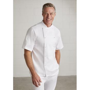 Mens Zest Short Sleeve Chef Jacket - CH232MS