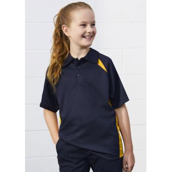 Kids Splice Short Sleeve Polo - P7700B