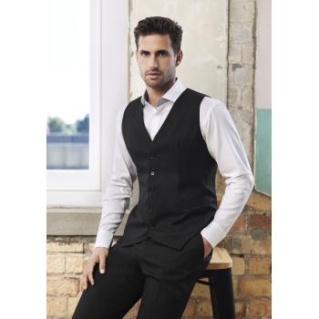 Peaked Vest with Knitted Back Mens  - 90111