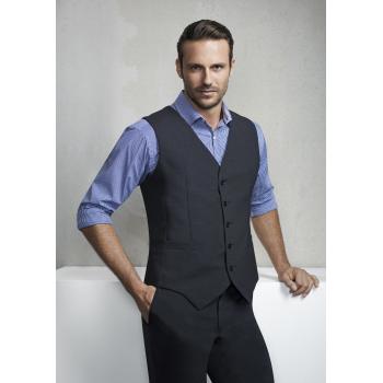 Mens Peaked Vest with Knitted Back - 94011