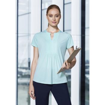 Advatex Ella Diamond Pleat Knit Top Ladies  - AC42812
