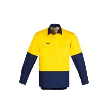 Mens Closed Front Long Sleeve Shirt - ZW560 Shirts from Challenge Marketing NZ