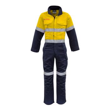 Mens Orange Flame Overall - Hoop Taped - ZC525