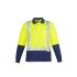 Mens Hi Vis Spliced Long Sleeve Polo - Shoulder Taped - ZH234 Shirts from Challenge Marketing NZ