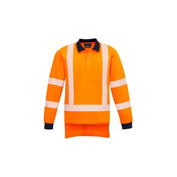 Mens TTMC-W17 Segmented Tape L/S Polo - ZH540