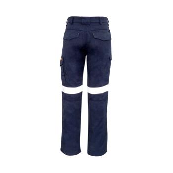 Mens Orange Flame Taped Cargo Pant (Regular) - ZP521