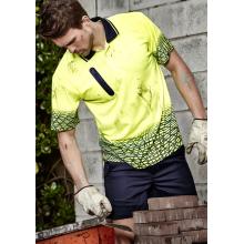 Mens Hi Vis Tracks Short Sleeve Polo - ZH300 Shirts from Challenge Marketing NZ