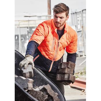 Unisex Hexagonal Puffer Jacket - ZJ420