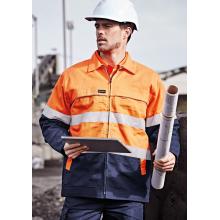 Mens Hi Vis Cotton Drill Jacket - ZJ590 Outerwear & Jackets from Challenge Marketing NZ