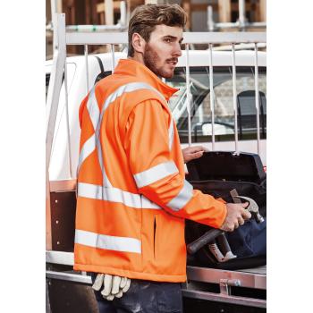 Unisex Hi Vis X Back 2 In 1 Softshell Jacket - ZJ680