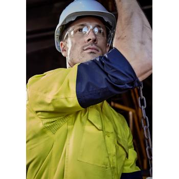 Mens Rugged Cooling Hi Vis Long Sleeve Shirt - ZW128