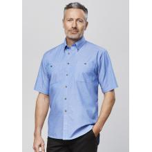 Mens Chambray Short Sleeve Shirt - SH113 Mens and Ladies Shirts from Challenge Marketing NZ